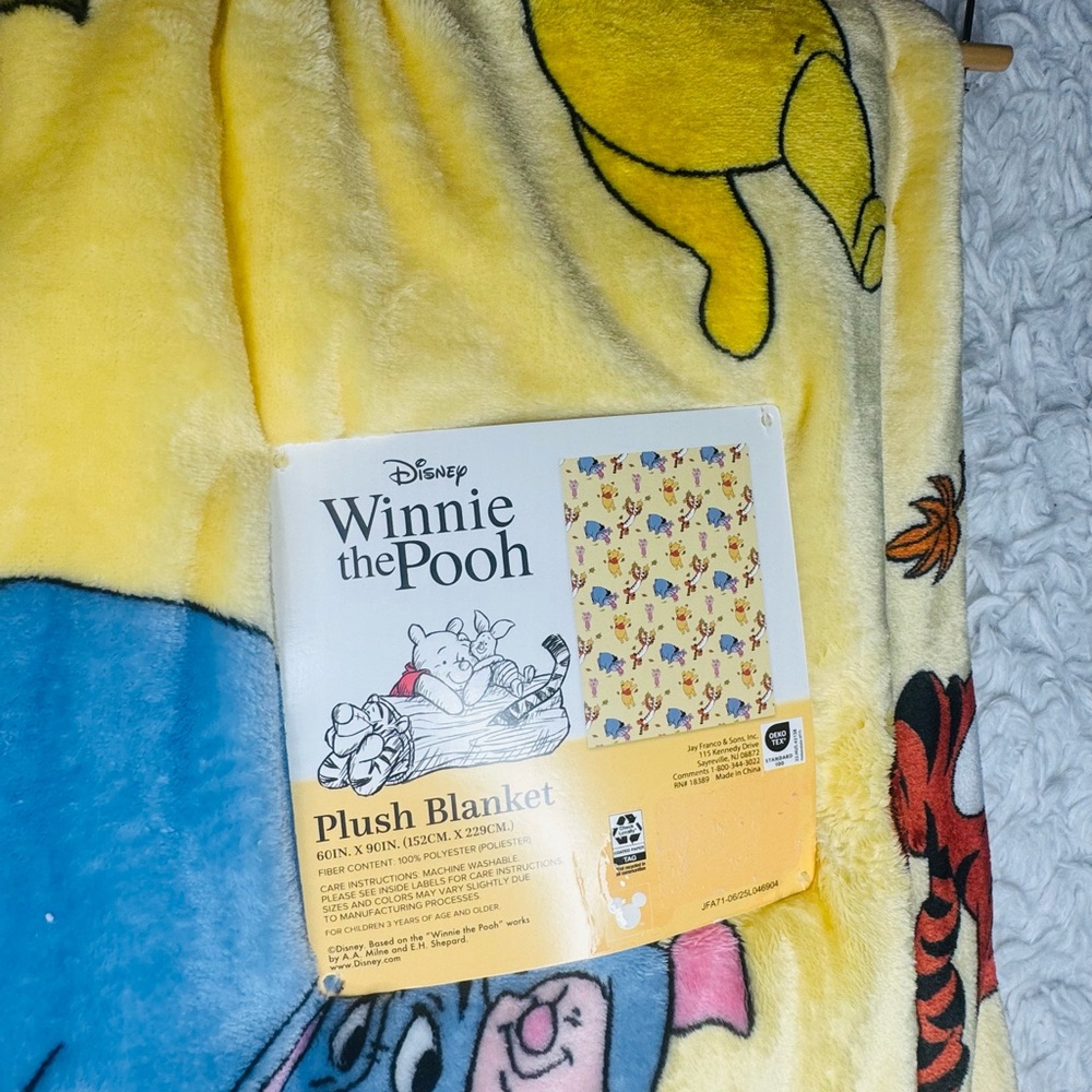 Disney Winnie the Pooh Kids Pajamas - Yellow and Red